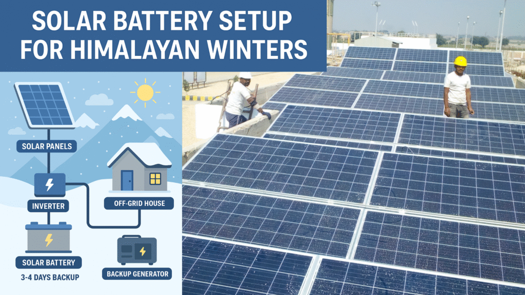 Are Solar Batteries Worth It for Off-Grid Living in the Himalayas During Winter? (2025 Guide)