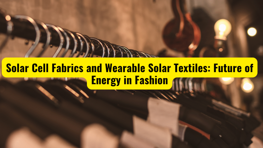 Solar Cell Fabrics and Wearable Solar Textiles: Future of Energy in Fashion